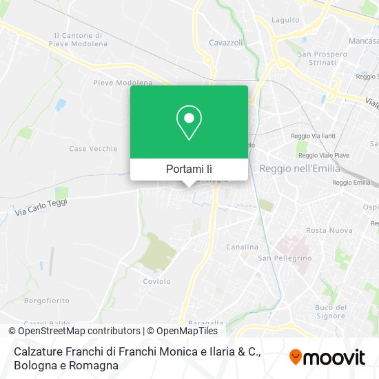 Mappa Calzature Franchi di Franchi Monica e Ilaria & C.