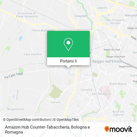 Mappa Amazon Hub Counter-Tabaccheria