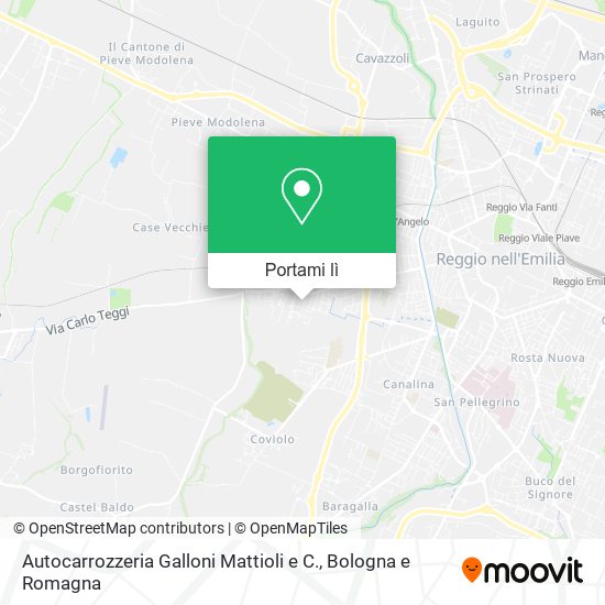 Mappa Autocarrozzeria Galloni Mattioli e C.