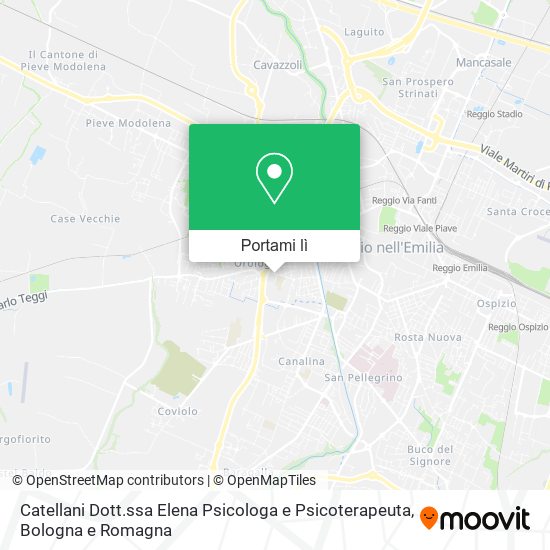 Mappa Catellani Dott.ssa Elena Psicologa e Psicoterapeuta