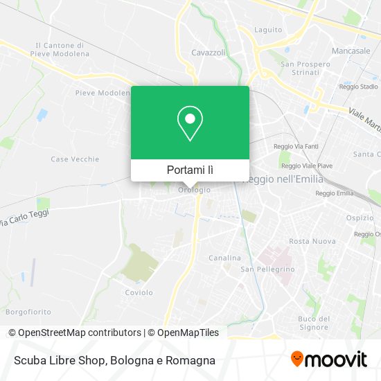 Mappa Scuba Libre Shop