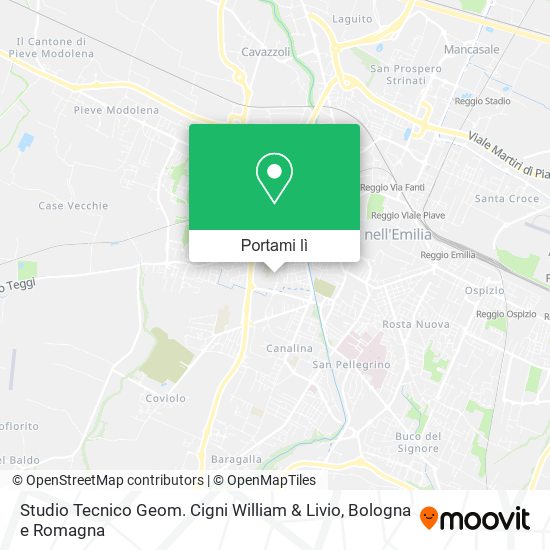 Mappa Studio Tecnico Geom. Cigni William & Livio