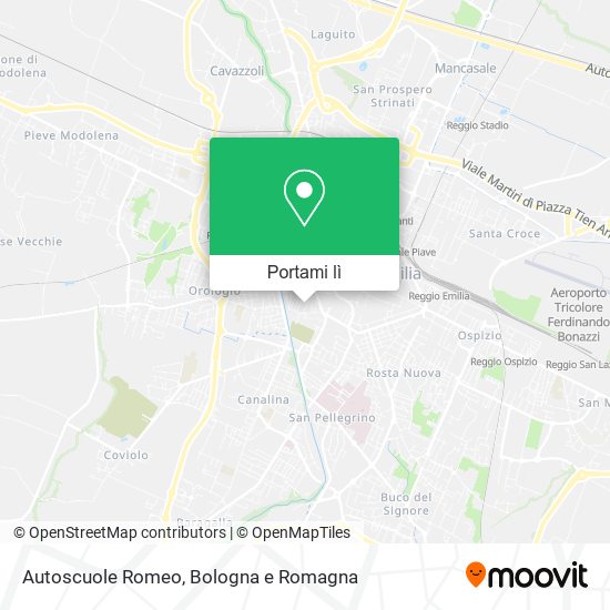 Mappa Autoscuole Romeo