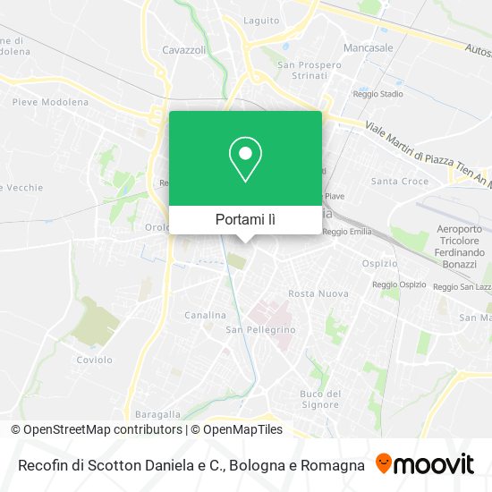 Mappa Recofin di Scotton Daniela e C.
