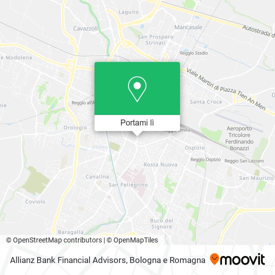Mappa Allianz Bank Financial Advisors