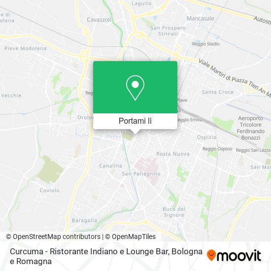 Mappa Curcuma - Ristorante Indiano e Lounge Bar