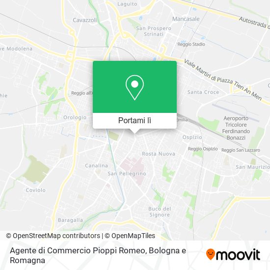 Mappa Agente di Commercio Pioppi Romeo