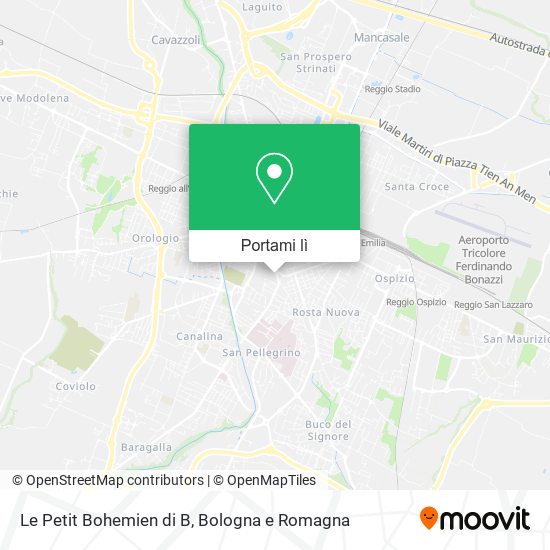 Mappa Le Petit Bohemien di B