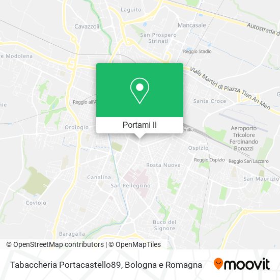Mappa Tabaccheria Portacastello89