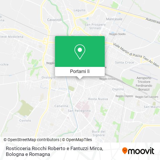 Mappa Rosticceria Rocchi Roberto e Fantuzzi Mirca