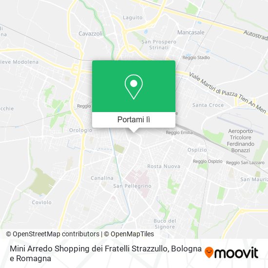 Mappa Mini Arredo Shopping dei Fratelli Strazzullo
