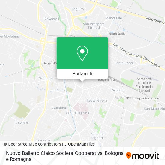 Mappa Nuovo Balletto Claico Societa' Cooperativa
