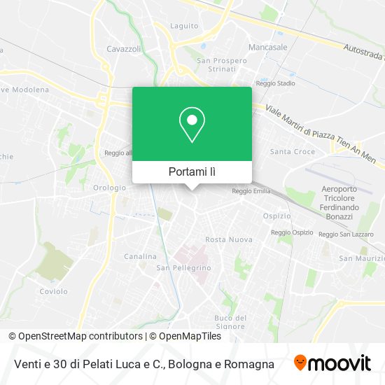 Mappa Venti e 30 di Pelati Luca e C.