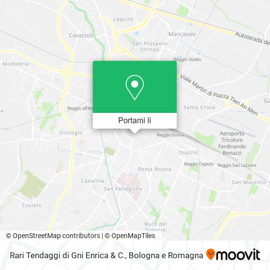 Mappa Rari Tendaggi di Gni Enrica & C.