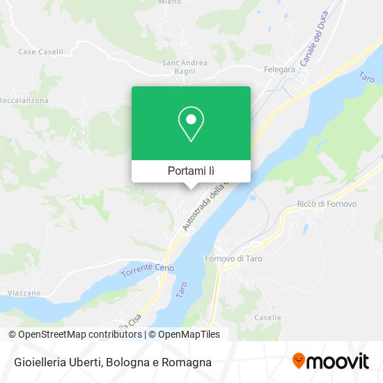 Mappa Gioielleria Uberti