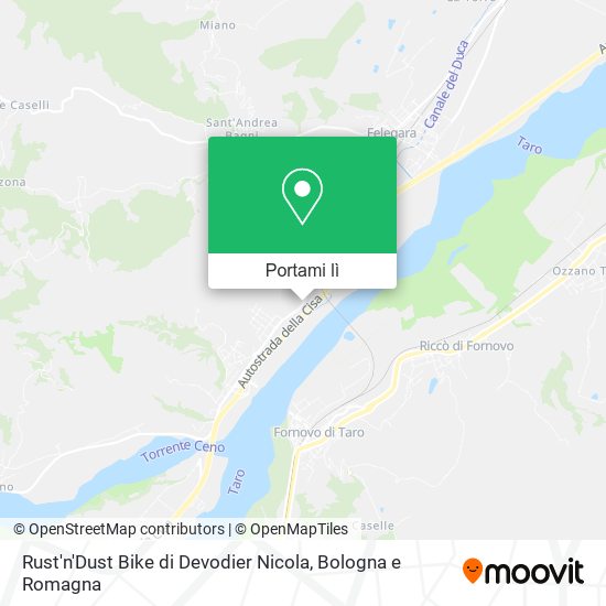 Mappa Rust'n'Dust Bike di Devodier Nicola