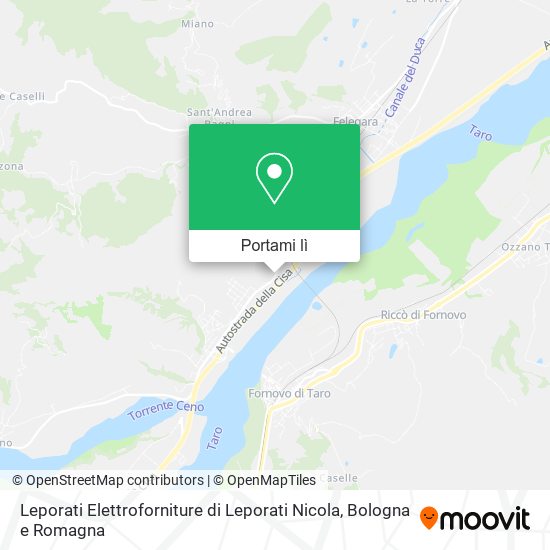 Mappa Leporati Elettroforniture di Leporati Nicola