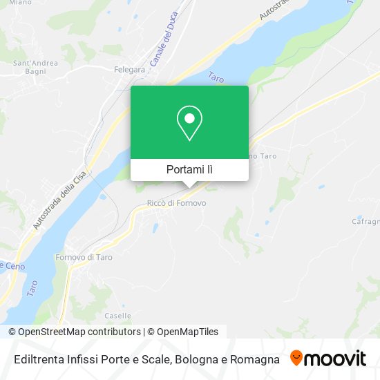 Mappa Ediltrenta Infissi Porte e Scale