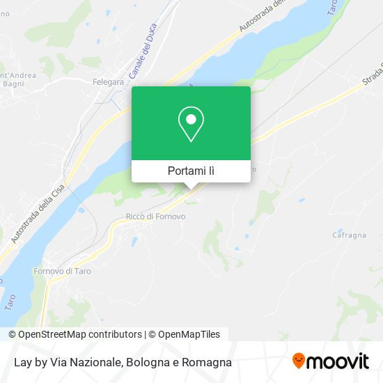 Mappa Lay by Via Nazionale
