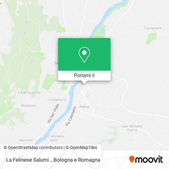 Mappa La Felinese Salumi .