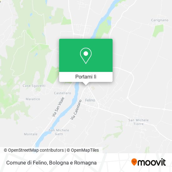 Mappa Comune di Felino