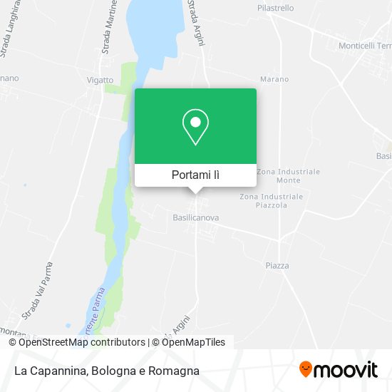 Mappa La Capannina