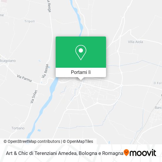 Mappa Art & Chic di Terenziani Amedea