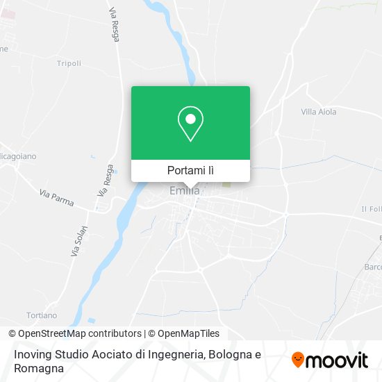 Mappa Inoving Studio Aociato di Ingegneria
