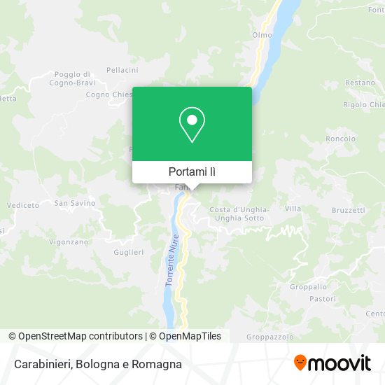 Mappa Carabinieri