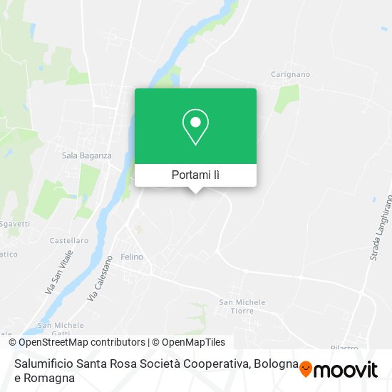 Mappa Salumificio Santa Rosa Società Cooperativa