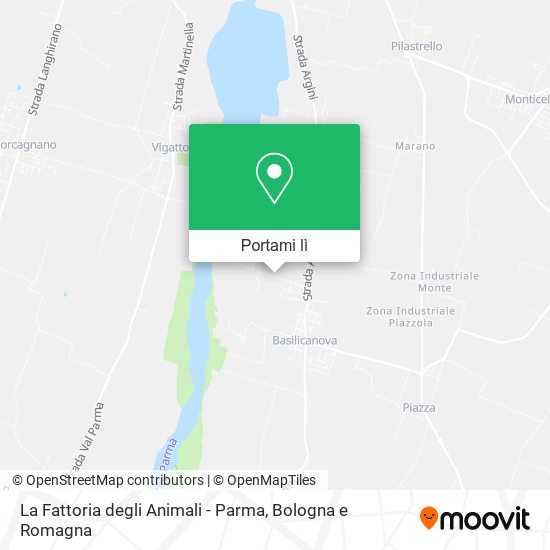 Mappa La Fattoria degli Animali - Parma
