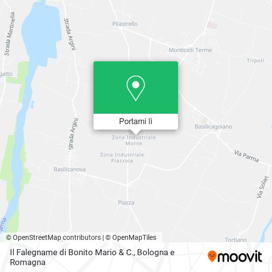 Mappa Il Falegname di Bonito Mario & C.