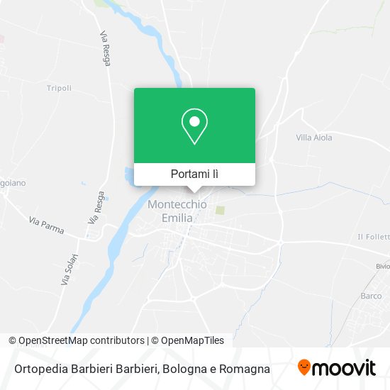 Mappa Ortopedia Barbieri Barbieri