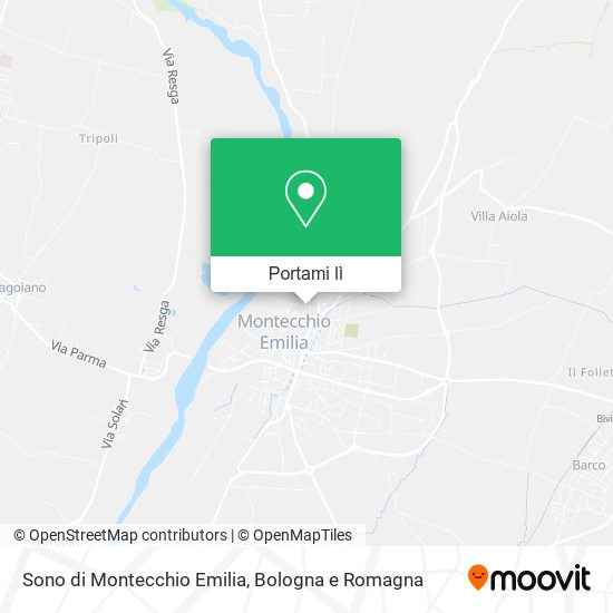Mappa Sono di Montecchio Emilia