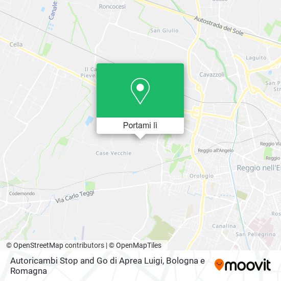 Mappa Autoricambi Stop and Go di Aprea Luigi