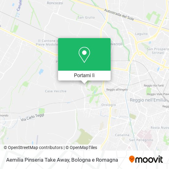 Mappa Aemilia Pinseria Take Away