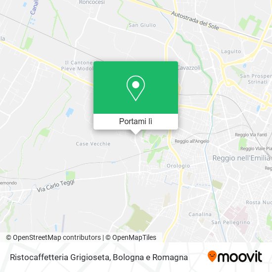 Mappa Ristocaffetteria Grigioseta