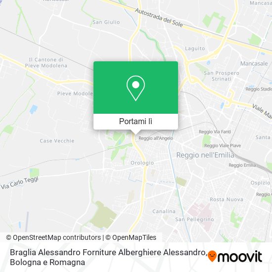 Mappa Braglia Alessandro Forniture Alberghiere Alessandro