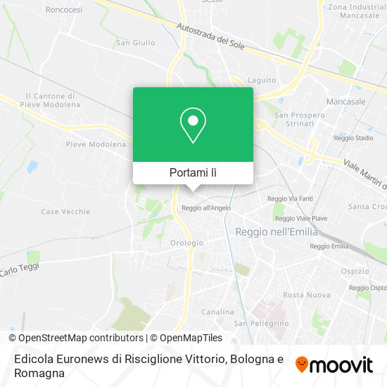 Mappa Edicola Euronews di Risciglione Vittorio