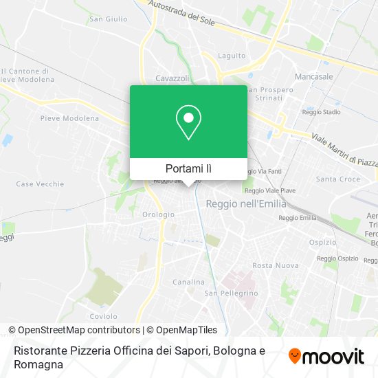 Mappa Ristorante Pizzeria Officina dei Sapori