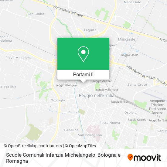 Mappa Scuole Comunali Infanzia Michelangelo