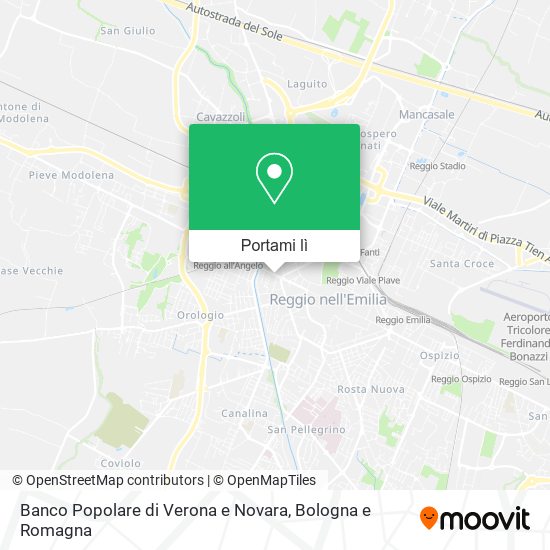 Mappa Banco Popolare di Verona e Novara