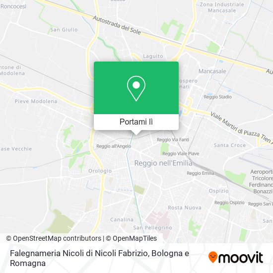 Mappa Falegnameria Nicoli di Nicoli Fabrizio