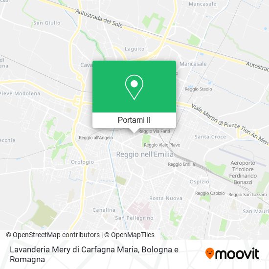 Mappa Lavanderia Mery di Carfagna Maria