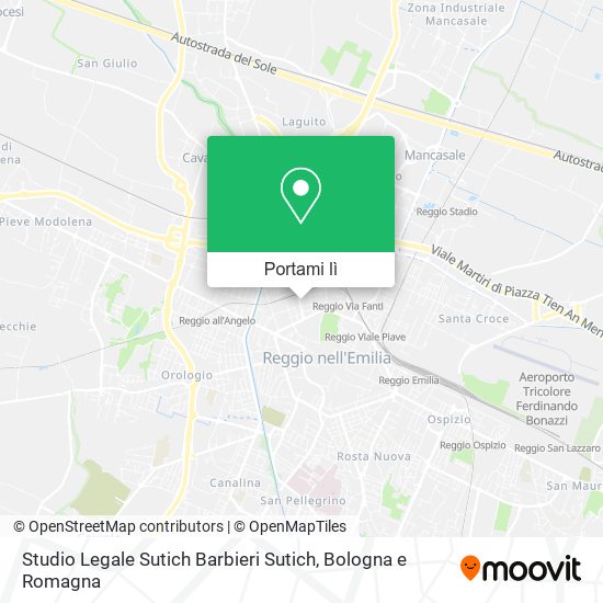 Mappa Studio Legale Sutich Barbieri Sutich