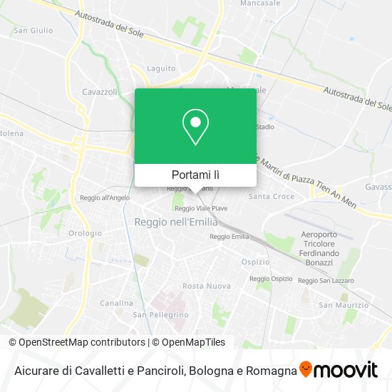 Mappa Aicurare di Cavalletti e Panciroli