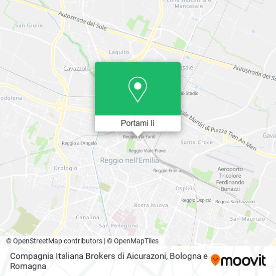 Mappa Compagnia Italiana Brokers di Aicurazoni