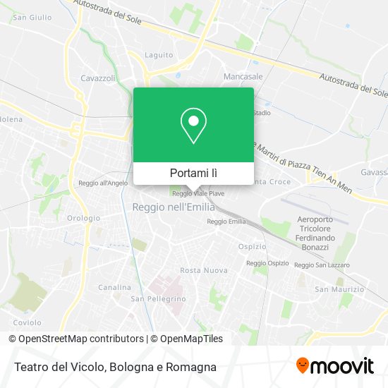 Mappa Teatro del Vicolo