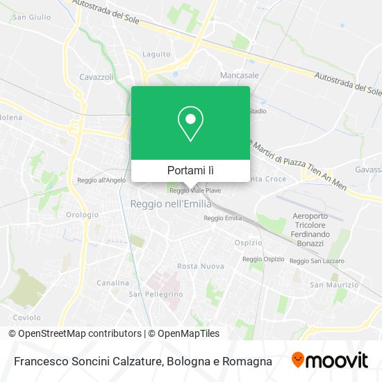 Mappa Francesco Soncini Calzature