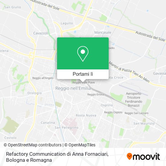 Mappa Refactory Communication di Anna Fornaciari